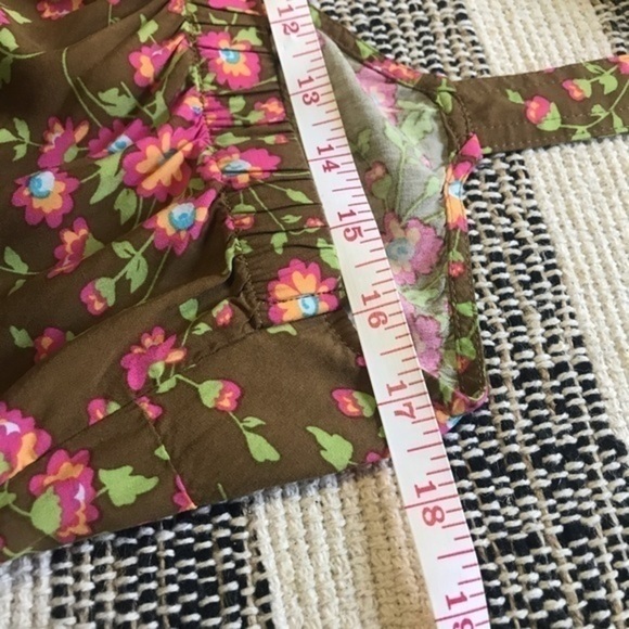 Matilda Jane Brown Floral Print On A Whim Tank Top Ruffle Hem Medium - Picture 11 of 11